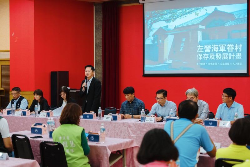 郭添貴副秘書長總結加速活化眷村的目標市府責無旁貸，持續聆聽在地的聲音以及民團的期待，均是公共參與的一環。（圖/高市文化局提供）