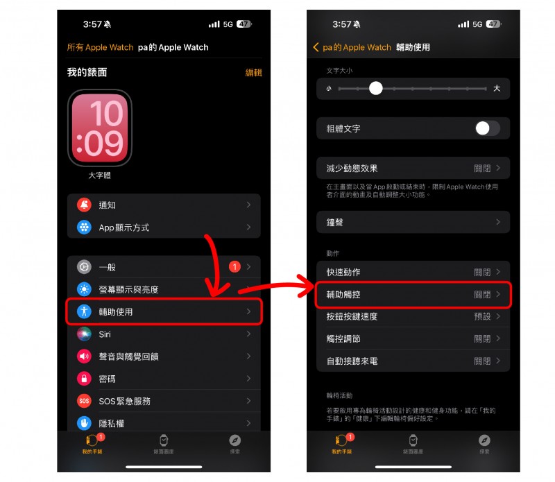 達人用iPhone設定新功能。(圖/取自Q哥3C) 達人用iPhone設定新功能。(圖/取自Q哥3C)