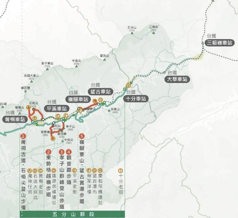 微笑山線大縱走：五分山群段（圖／取自新北市政府觀光旅遊局官網）