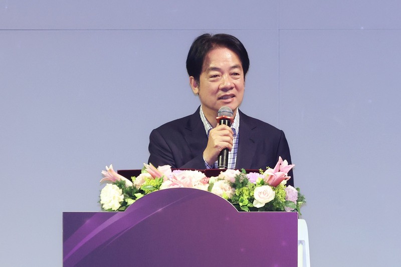 台湾総統・頼清徳氏は第2・第3原発の再稼働の可能性に言及した。（中央社）