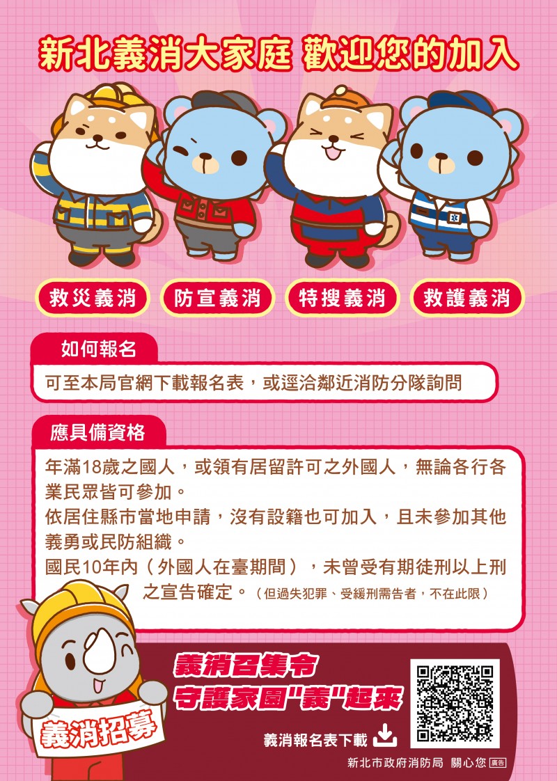 義消不是專業限定！上班族也能投入防災行列　打造全民防災網絡。（圖/新北市政府消防局）