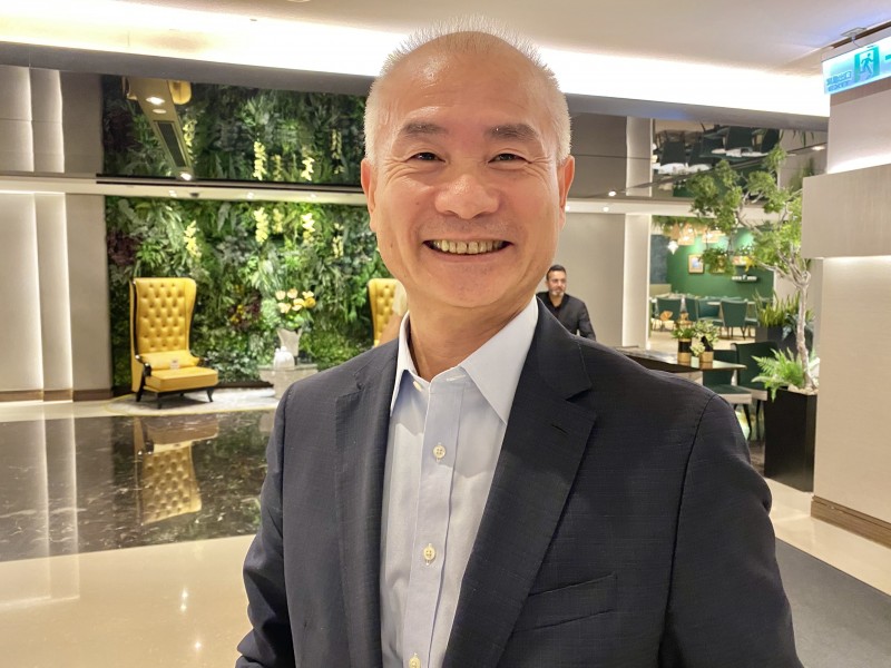 臺灣產險總經理陳昭鋒將卸下總座職務。（陳怡慈攝）