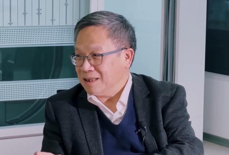 中原大学量子情報センター長の張慶瑞氏（YouTube映像より引用）