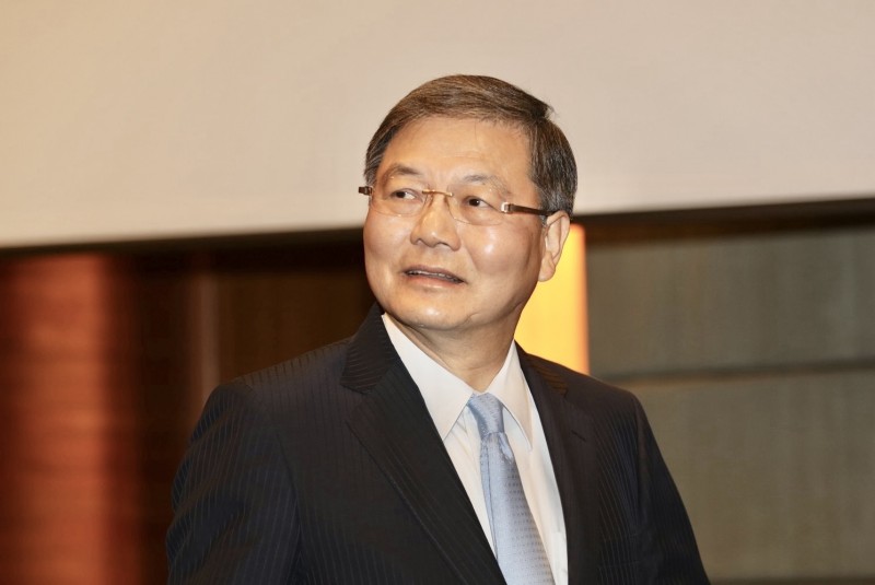 南山人壽前董事長杜英宗。（吳逸驊攝）