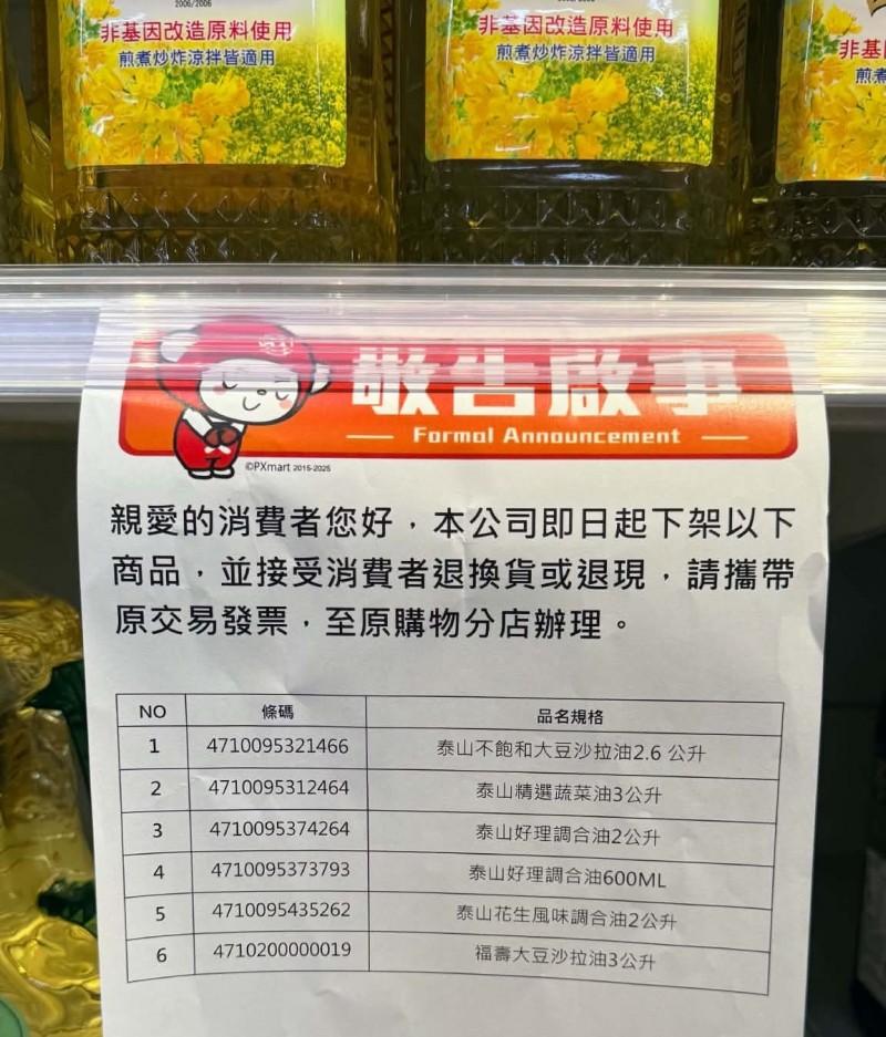 大賣場的沙拉油一夕歸零，何時上架？ 這背後承載了多少消費者的恐慌與損害。（作者提供）