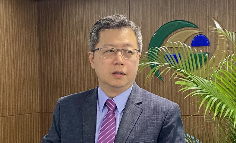 金管會保險局副局長蔡火炎。（陳怡慈攝）
